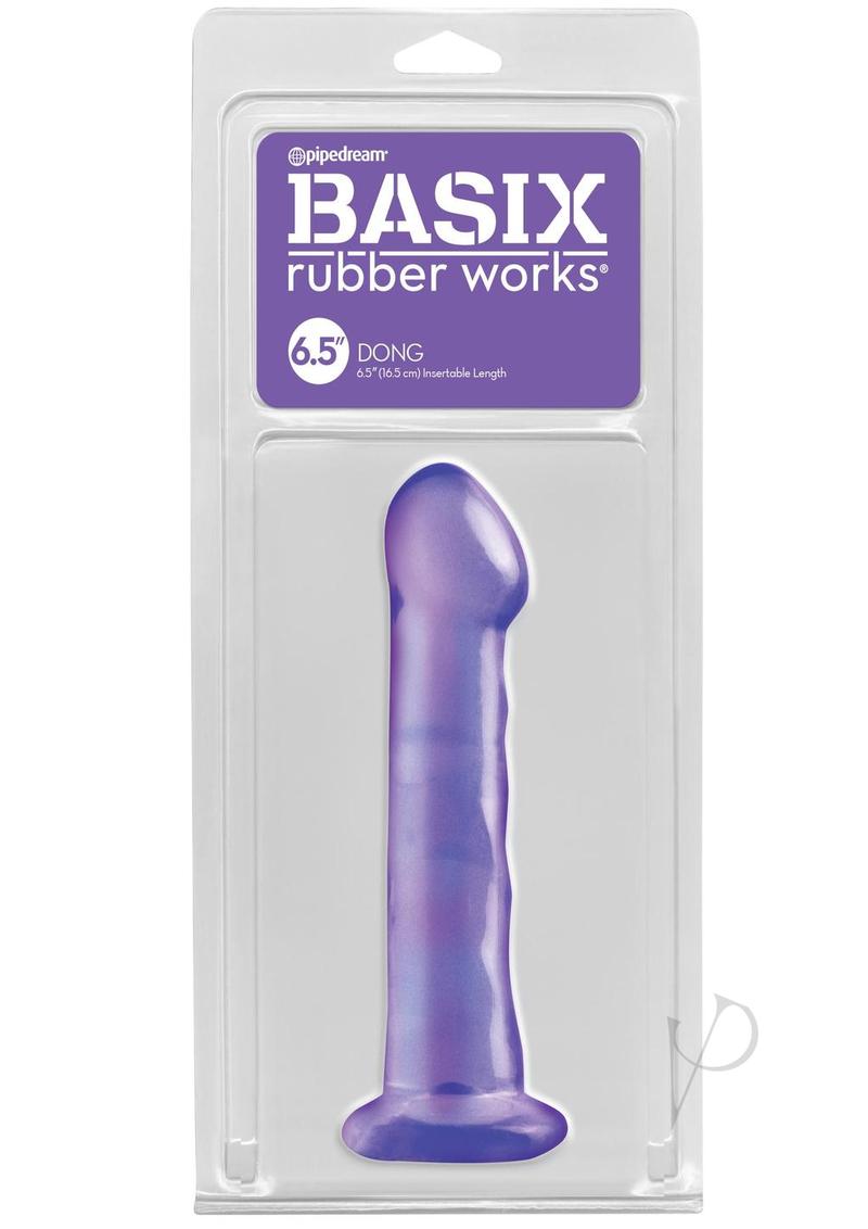 Basix Rubber Works - 6.5-inch Dong - 2 Colors