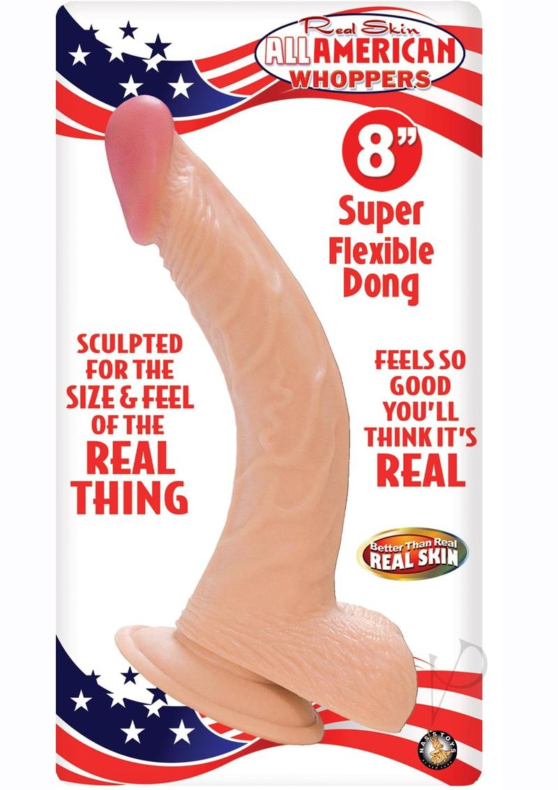 Real Skin All American Whoppers Dildo with Balls