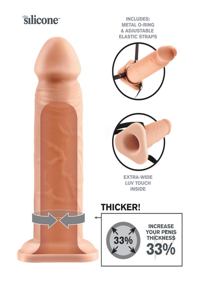 Fantasy X-tensions 8-inch  Silicone Hollow Extension