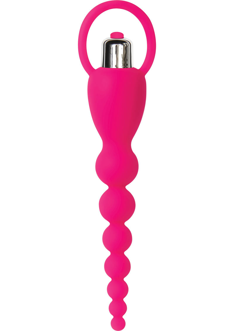 Adam and Eve Silicone Vibrating Anal Beads