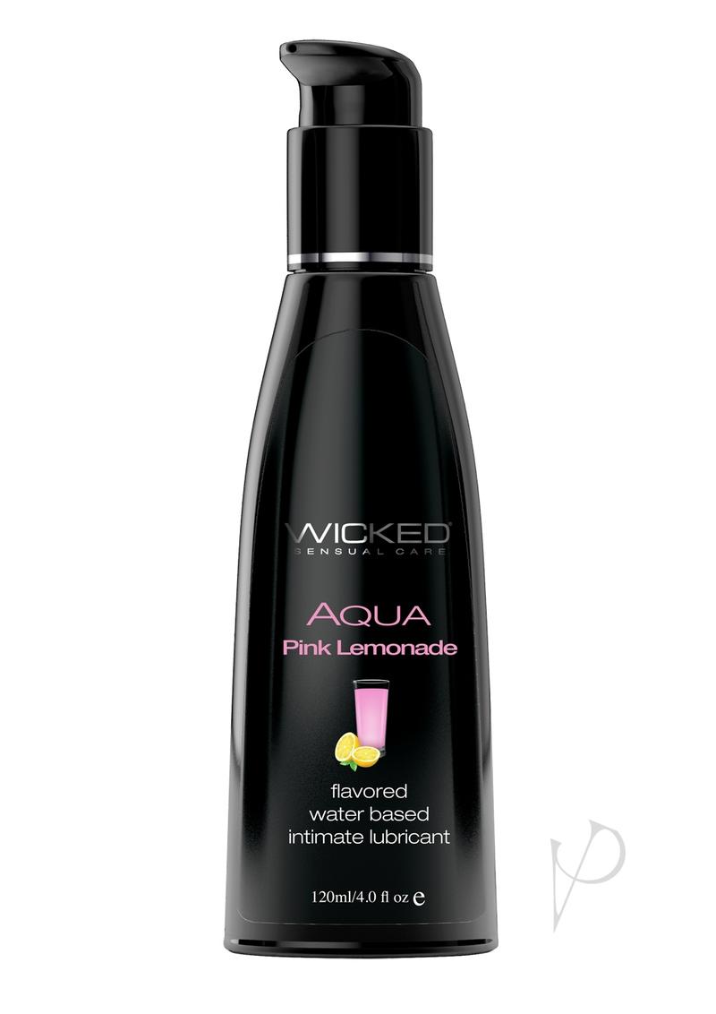 Aqua Pink Lemonade Flavored Water Based Lubricant