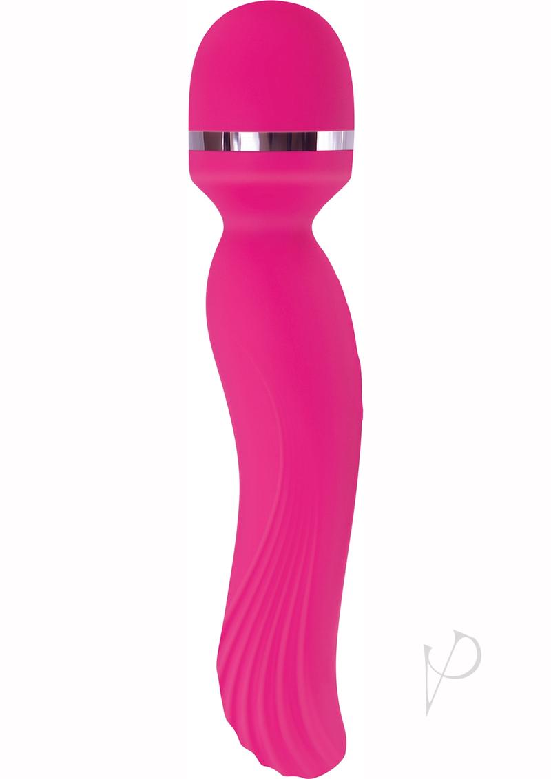 Adam & Eve The Intimate Curves Rechargeable Silicone Wand Massager