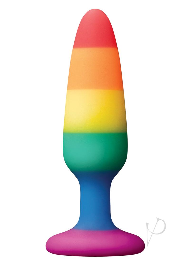 Colours Pleasure Plug Pride Editon Silicone Butt Plug - 3 Sizes