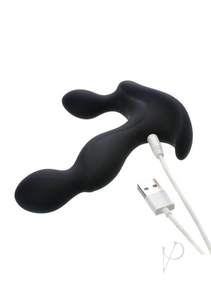 Adam's Vibrating Triple Probe Rechargeable Silicone Prostate Massager