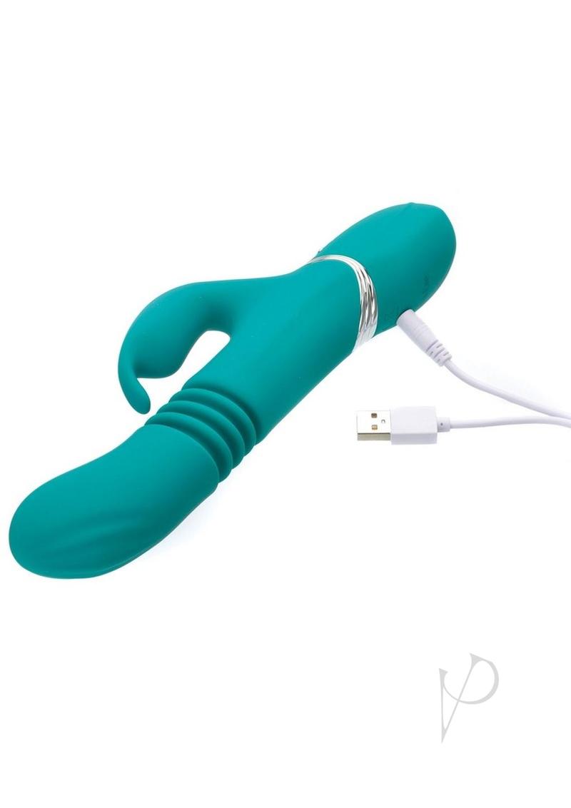 Adam & Eve Eve's Rechargeable Silicone Thrusting Rabbit Vibrator