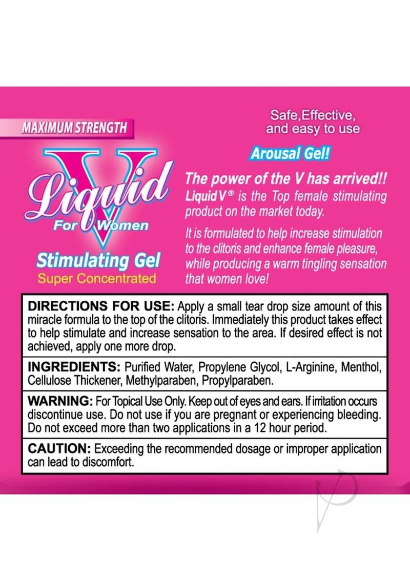 Liquid V Female Stimulating Gel