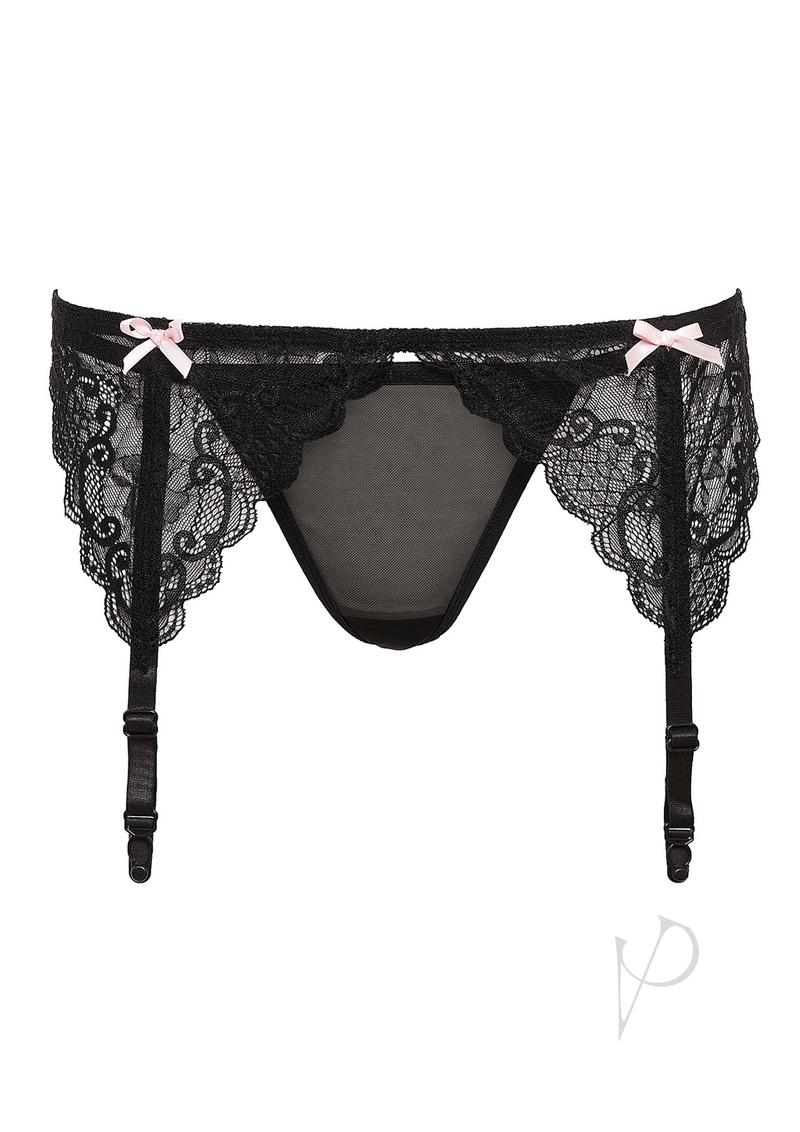 Barely Bare Garters Bows & Panty