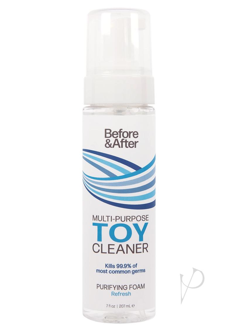 Before And After Foaming Anti-Bacterial Toy Cleaner