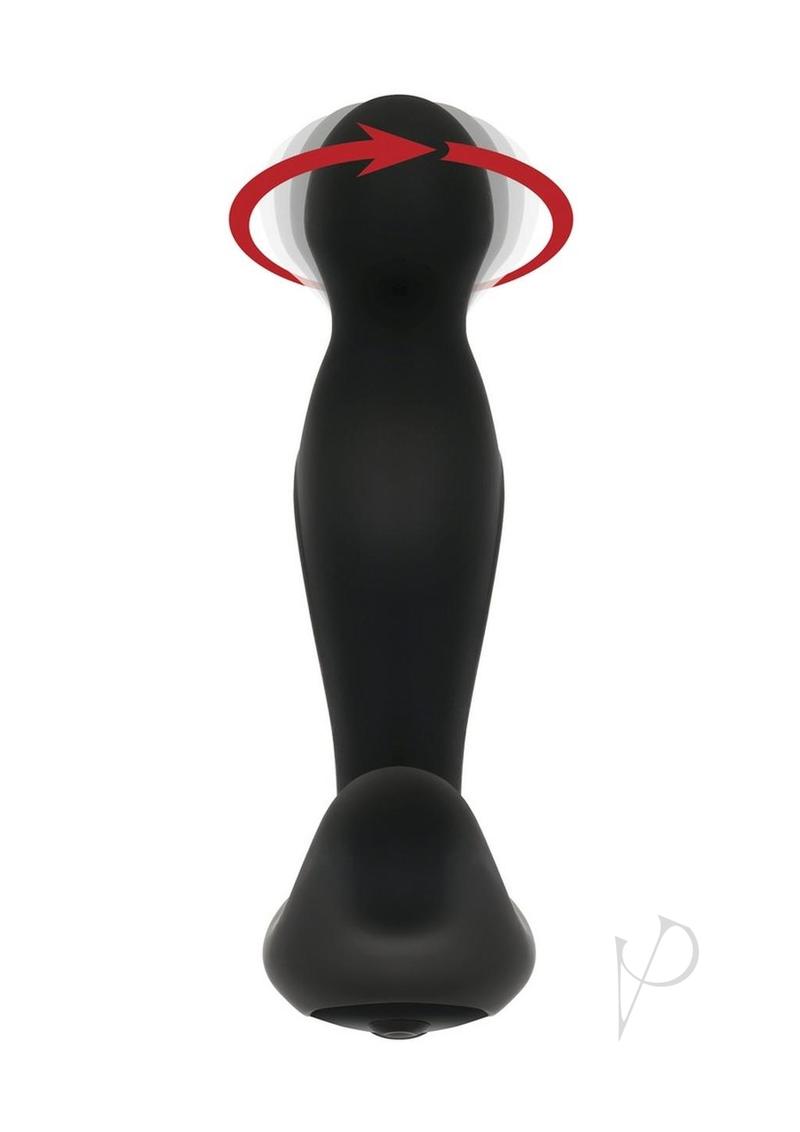 Adam & Eve Adam's Rotating P-Spot Rechargeable Silicone Massager with Remote Control