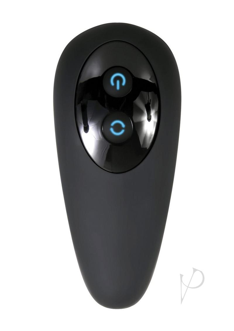 Adam & Eve Adam's Rotating P-Spot Rechargeable Silicone Massager with Remote Control