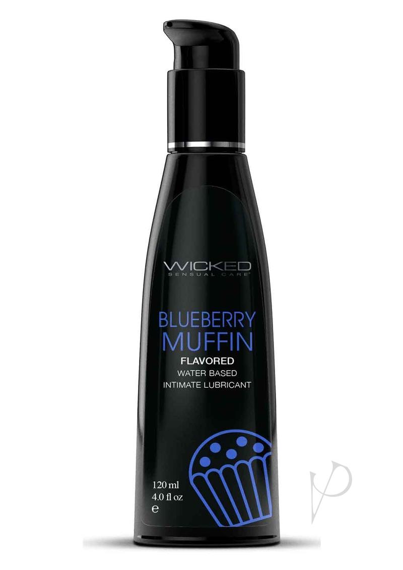 Aqua Water Based Blueberry Muffin Flavored Lubricant