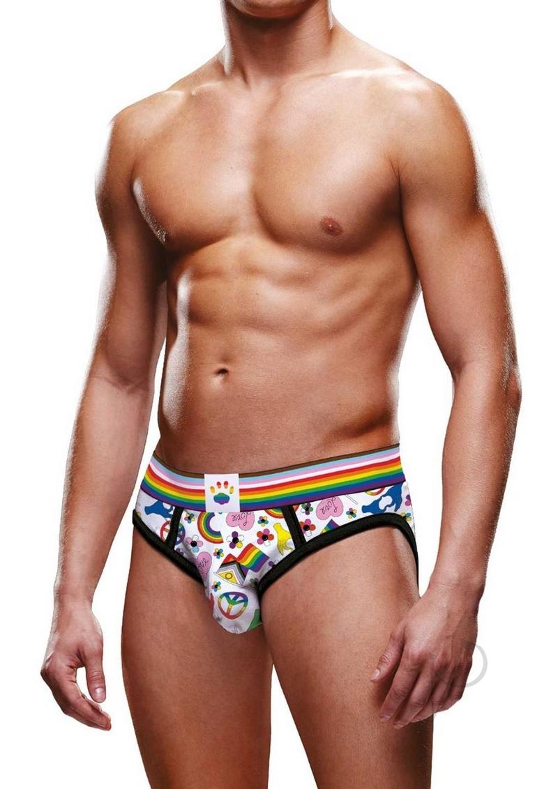 Prowler Pride Love and Peace Brief - Sizes S-XXL