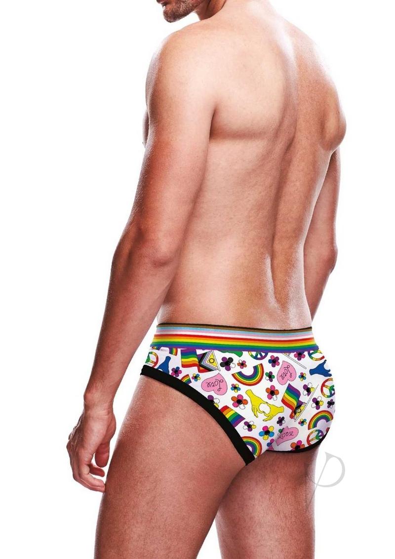 Prowler Pride Love and Peace Brief - Sizes S-XXL